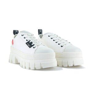 Palladium Revolt Lo TX Sneakers White Size 10 Women Chunky